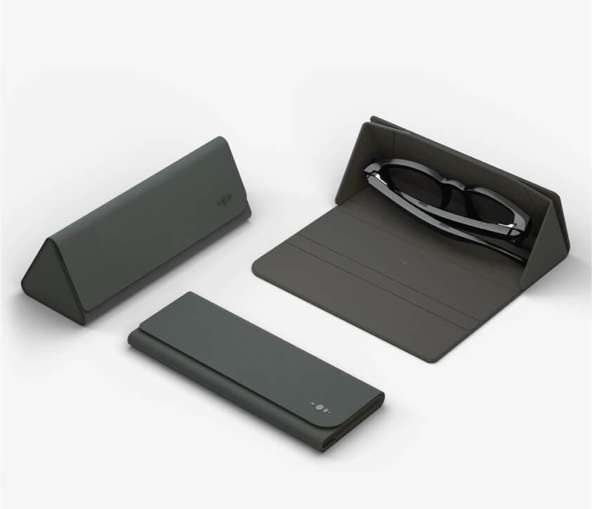 Hearing glasses case