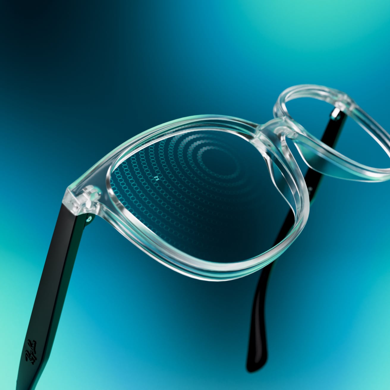 Verres Essilor Stellest sur fond bleu