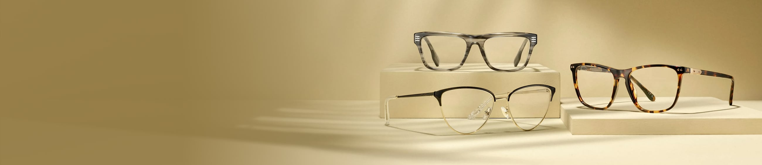 40% off luxury prescription glasses banner