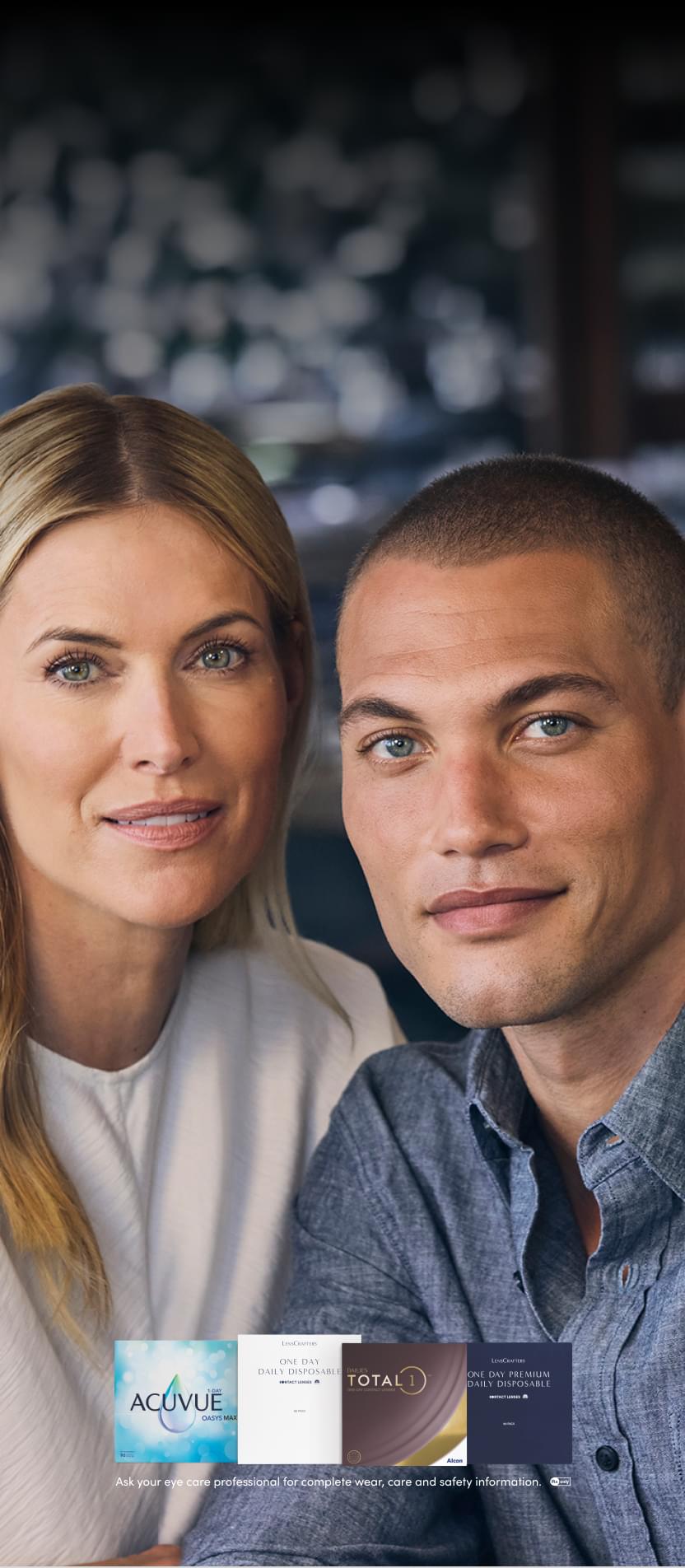 Contact lenses banner image