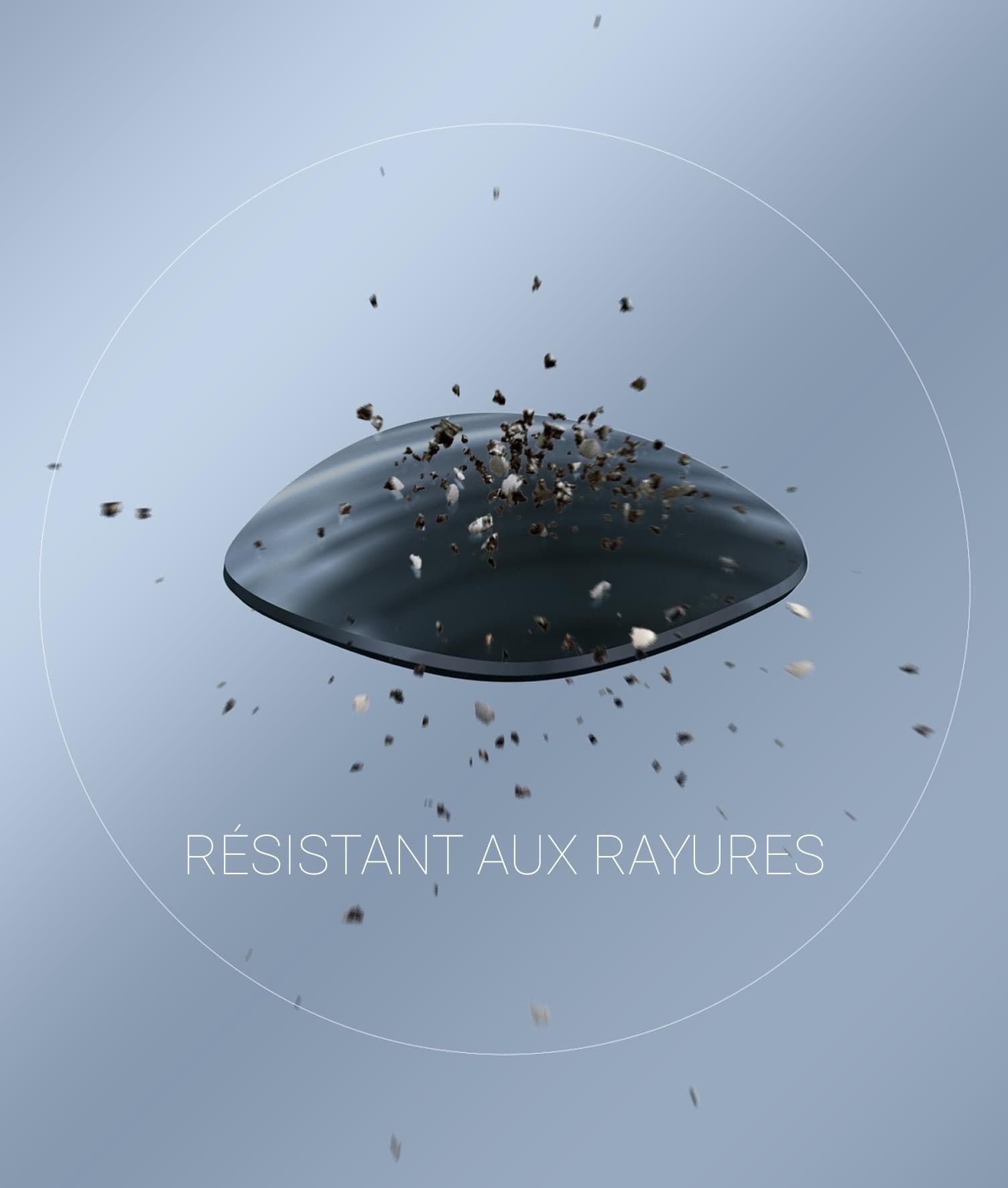 verres résistants aux rayures